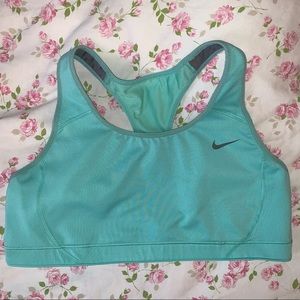 Nike sports bra - tiffany blue size large